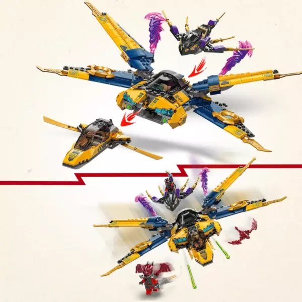 LEGO Ninjago 71833 Ras and Arin's Super Storm Jet Set - Image 3