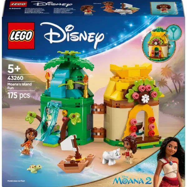 LEGO Disney 43260 Moana Moana's Island Fun Set