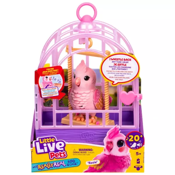 Little Live Pets My Really Real Bird & Cage Rosie - Image 7