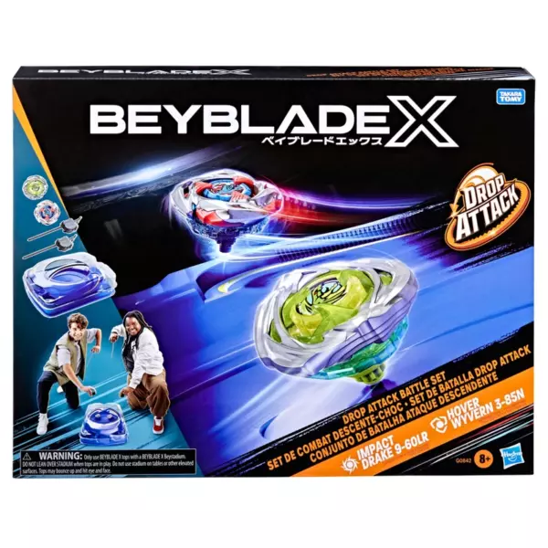 Beyblade X Drop Attack Battle Set with Beystadium Arena - Image 7