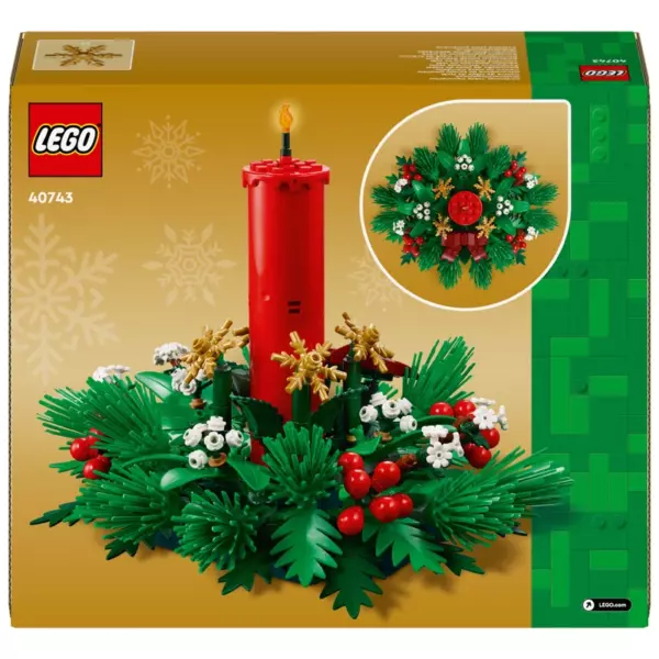 LEGO Icons 40743 Christmas Table Decoration Christmas Candle Set - Image 6