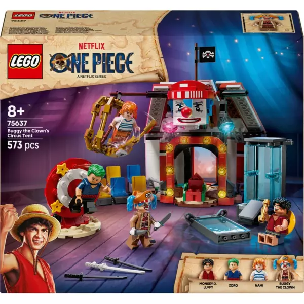LEGO One Piece 75637 Buggy the Clown's Circus Tent Set