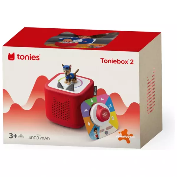 Tonies Toniebox 2 with PAW Patrol Chase Tonie - Sunset Red - Image 11