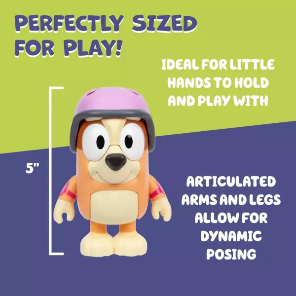 Bluey Chat Mates Figure - Bingo With Scooter - Image 6