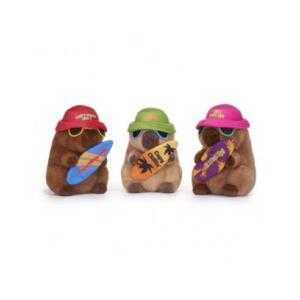 Capybara With Surfboard 24cm Soft Plush