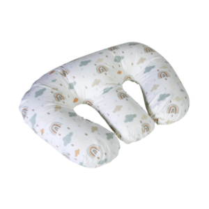 Cuddles Collection Twin 4-in-1 Nursing Pillow - Rainbow