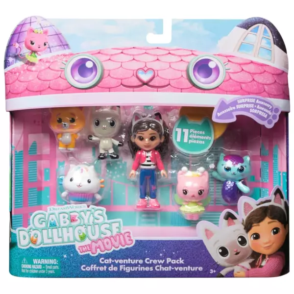 Gabby's Dollhouse The Movie Cat-venture Crew Figure Pack - Image 7