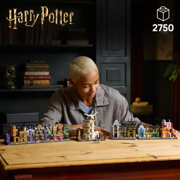 LEGO Harry Potter 76444 Diagon Alley Wizarding Shops Set for Adults - Image 7