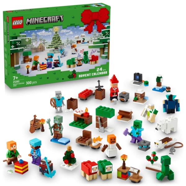 LEGO Minecraft 21280 Advent Calendar 2025 Set