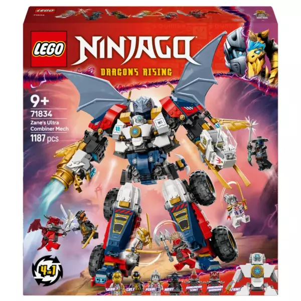 LEGO Ninjago 71834 Zane's Ultra Combiner Mech Set - Image 8