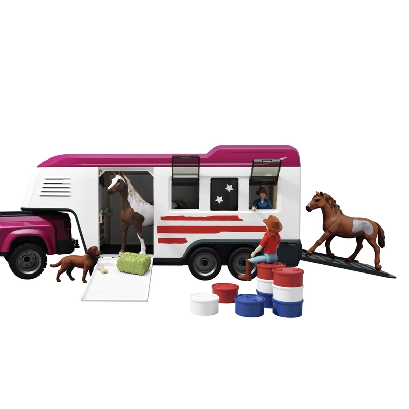 Schleich 42705 Horse Club Lakeside Truck and Trailer - Image 4