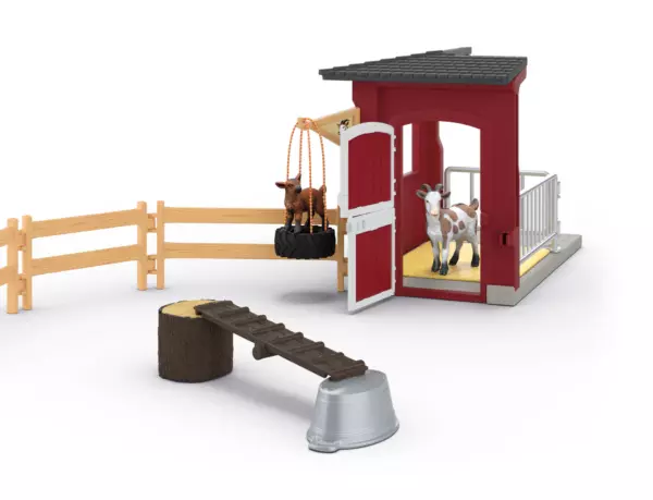 Schleich 42726 Farm World Goat Stable - Image 2