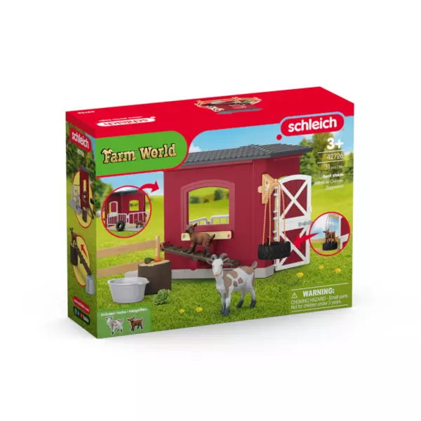 Schleich 42726 Farm World Goat Stable - Image 8