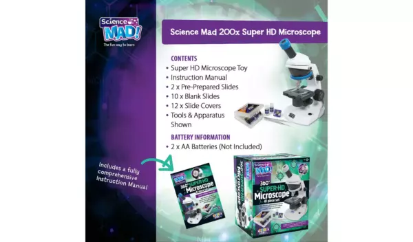 Science Mad Super HD Microscope - Image 4