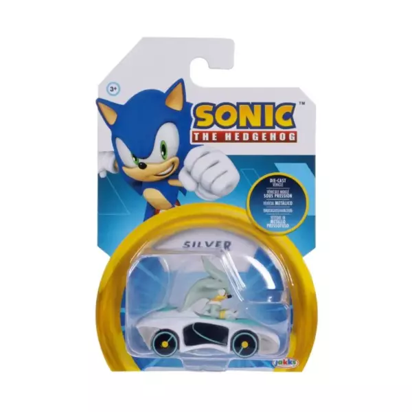 Sonic The Hedgehog Silver 1:64 Scale Figure - Image 2