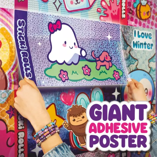 Sticki Rolls Jumbo Sticki Giant Wall Stickers 3 Pack Assortment - Image 4