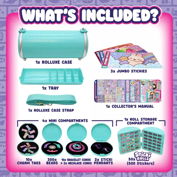 Sticki Rolls Jumbo Studio Rolluxe Deluxe Handbag And Jewellery Making Kit - Image 3