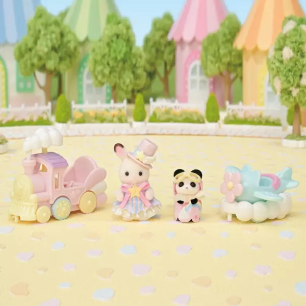 Sylvanian Families Amusement Park Set with Plane and Train - Image 7