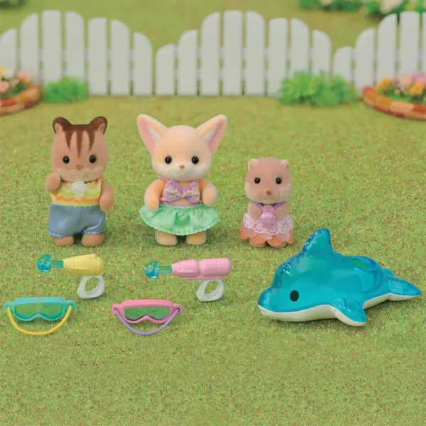 Sylvanian Families Nursery Friends Pool Fun Trio - Image 3