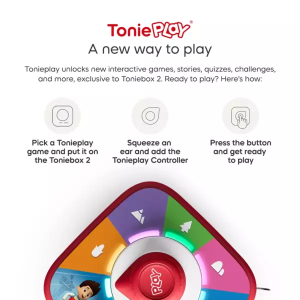 Tonies Toniebox 2 with PAW Patrol Chase Tonie - Cloud Pink - Image 3