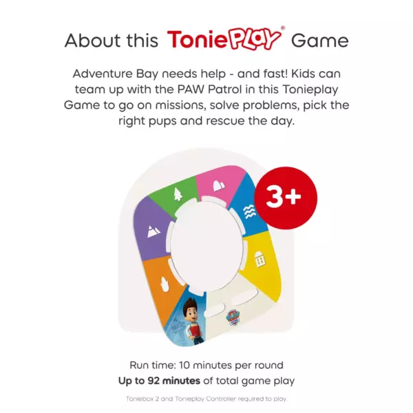 Tonies Toniebox 2 with PAW Patrol Chase Tonie - Cloud Pink - Image 4