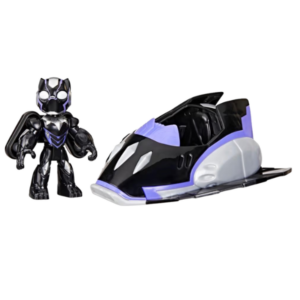 Marvel Iron Man and his Awesome Friends Black Panther Plane Action Figure & Toy Vehicle