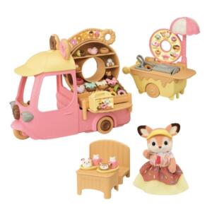 Sylvanian Families Dip Dip Donuts Wagon