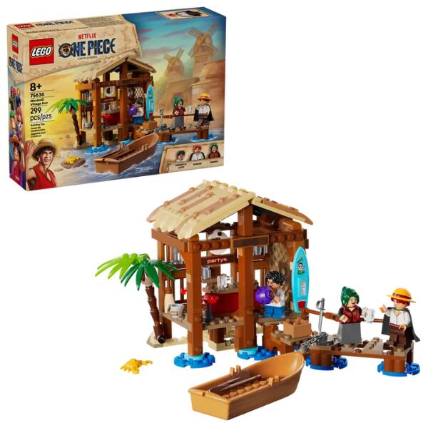 LEGO One Piece 75636 Windmill Village Hut Set