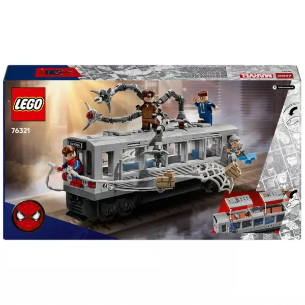 LEGO Marvel 76321 Spider-Man vs. Doc Ock Subway Train Scene Set - Image 6