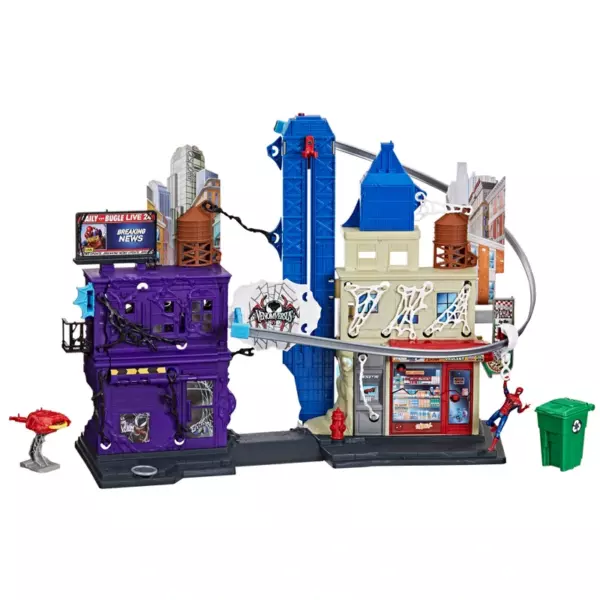 Marvel Spider-Man VenomVersus Web Slinging City Playset - Image 6
