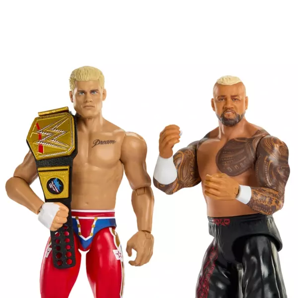 WWE Main Event Showdown Action Figures Cody Rhodes and Solo Sikoa 2 Pack - Image 3