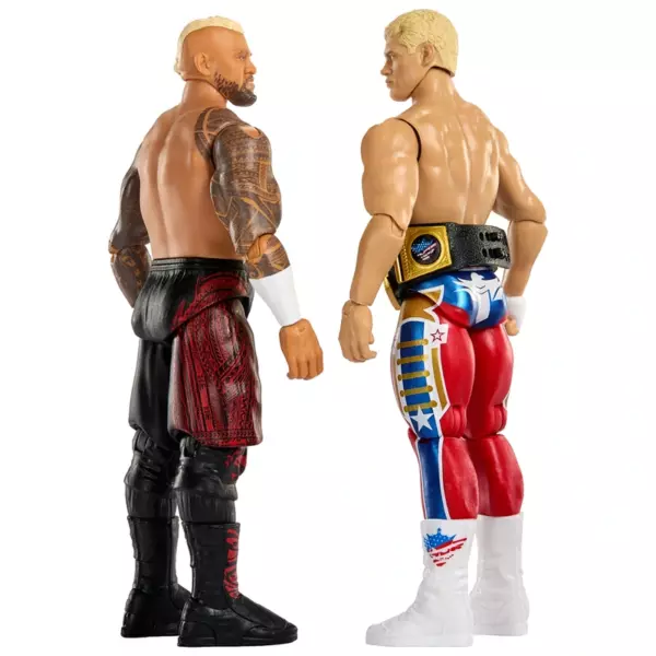WWE Main Event Showdown Action Figures Cody Rhodes and Solo Sikoa 2 Pack - Image 4