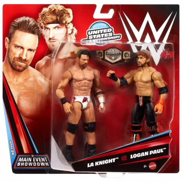 WWE Main Event Showdown Action Figures LA Knight vs Logan Paul 2 Pack - Image 5
