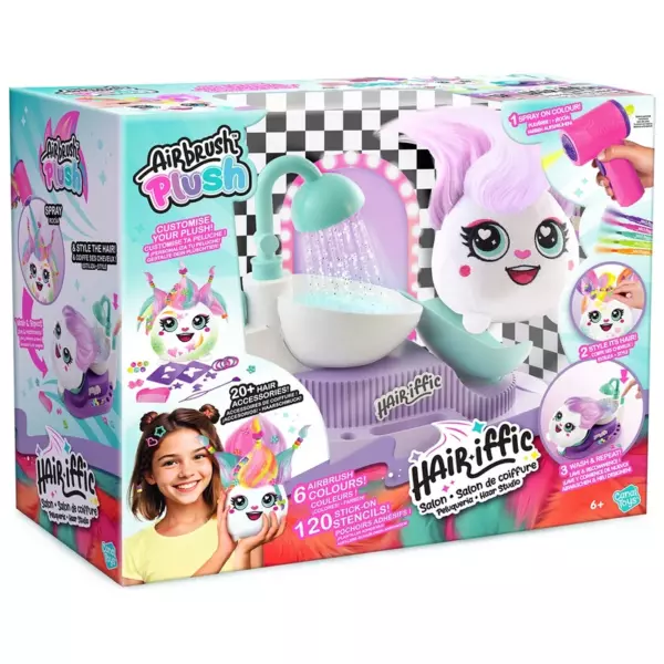 Airbrush Plush Hair'iffic Salon Set - Image 7