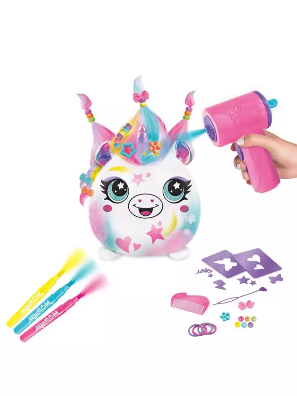 Airbrush Plush Hair'iffic Squish Pals - Image 2