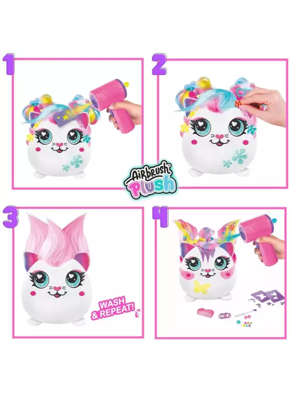 Airbrush Plush Hair'iffic Squish Pals - Image 4