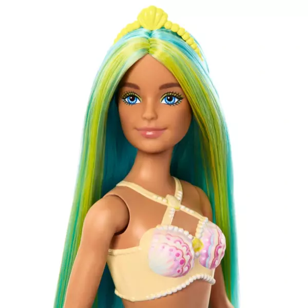 Barbie Dreamtopia Doll Mermaid Green Hair - Image 2