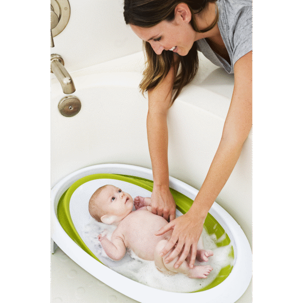 Boon Naked 2-Position Baby Bathtub (Green) - Image 3