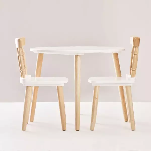 Children's Wooden Table & Chairs - Image 2