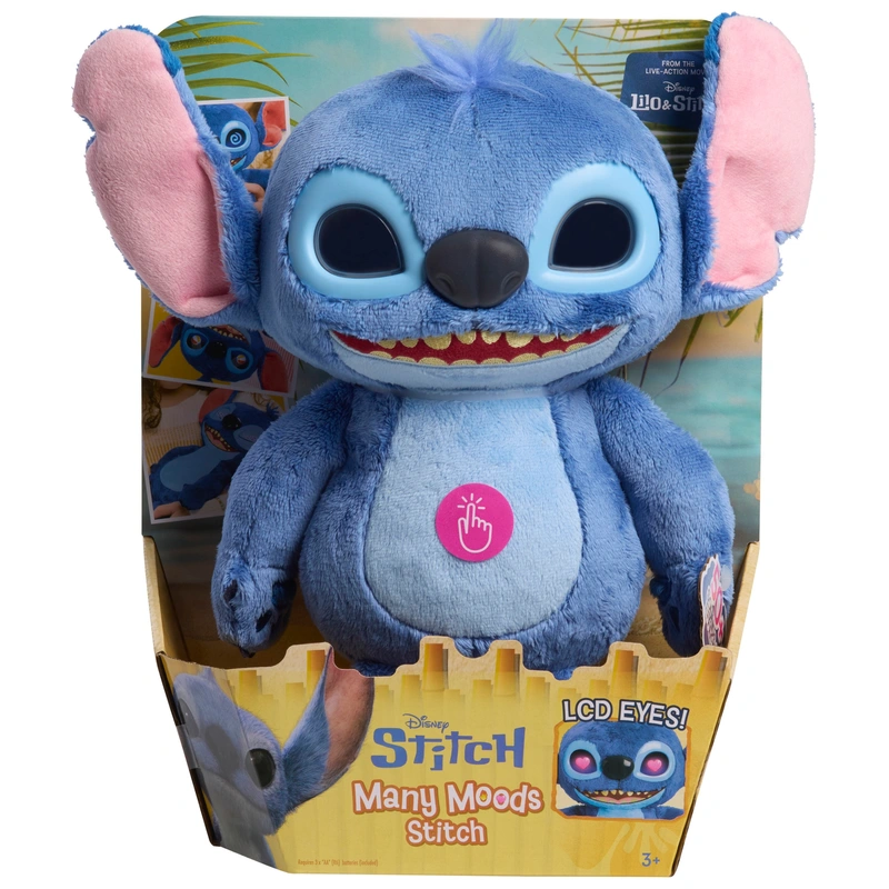 Disney Stitch Many Moods Stitch 35cm Interactive Plush Soft Toy - Image 6