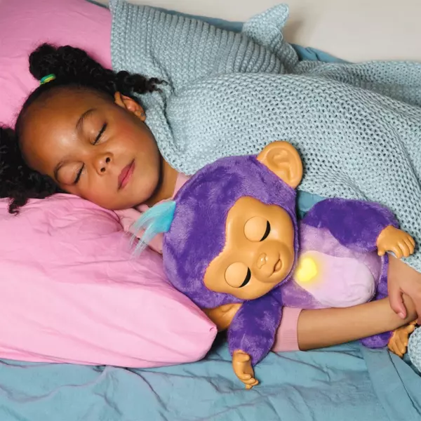 Fingerlings Care ‘n’ Cuddles Monkey Plush Pet Sunny - Image 7