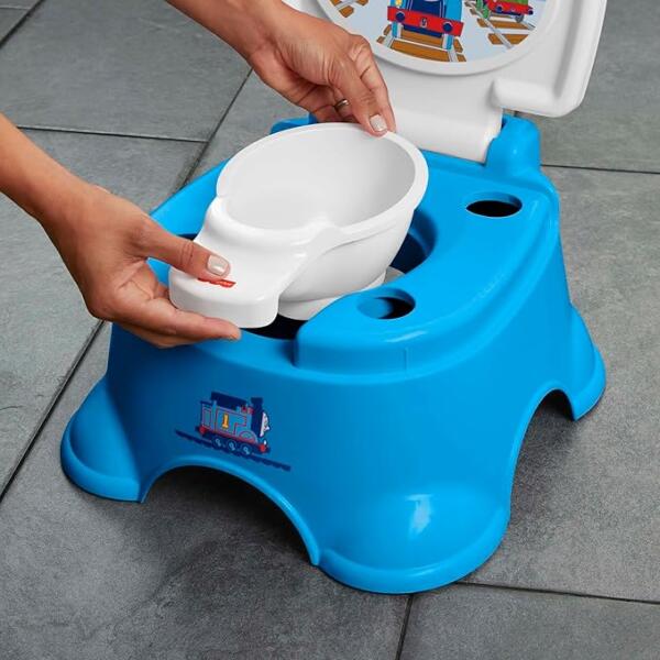 Fisher-Price Thomas & Friends 3-in-1 Toddler Potty Training Toilet and Step Stool - Image 5