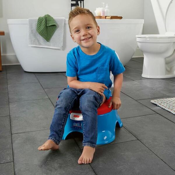 Fisher-Price Thomas & Friends 3-in-1 Toddler Potty Training Toilet and Step Stool
