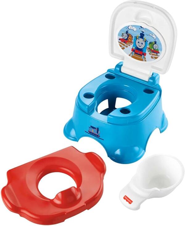 Fisher-Price Thomas & Friends 3-in-1 Toddler Potty Training Toilet and Step Stool - Image 4