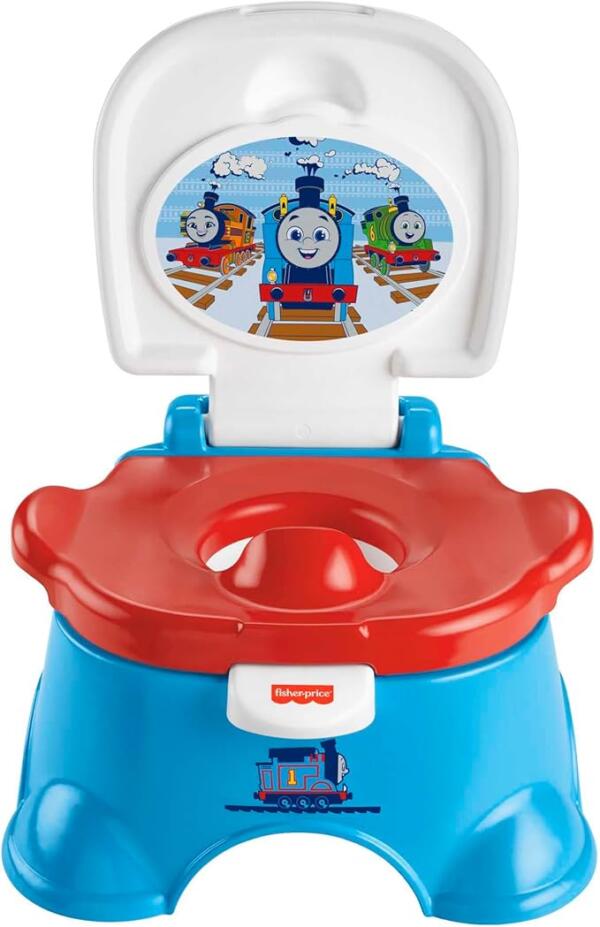 Fisher-Price Thomas & Friends 3-in-1 Toddler Potty Training Toilet and Step Stool - Image 3