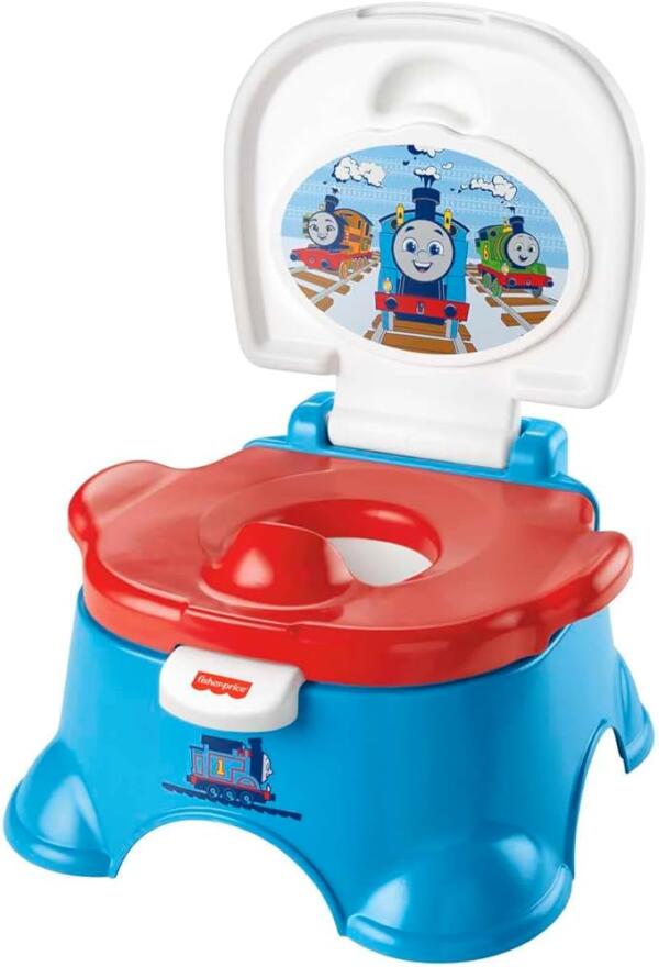 Fisher-Price Thomas & Friends 3-in-1 Toddler Potty Training Toilet and Step Stool - Image 6