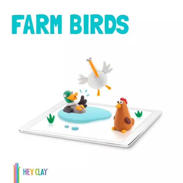 Hey Clay Farm Birds Set - Image 3