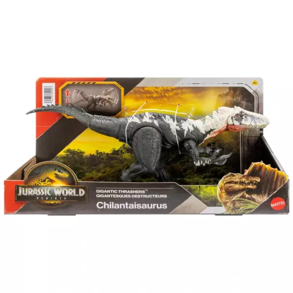 Jurassic World Rebirth Gigantic Thrashers Dinosaur Action Figure Chilantaisauru - Image 2