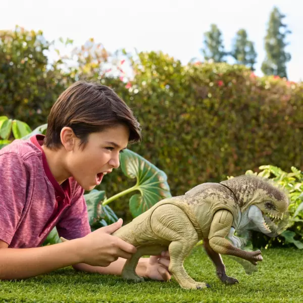 Jurassic World Rebirth Rumble 'n Rampage Dinosaur Action Figure Distortus Rex - Image 8