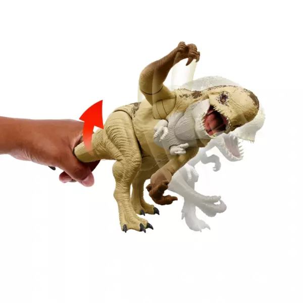 Jurassic World Rebirth Rumble 'n Rampage Dinosaur Action Figure Distortus Rex - Image 6